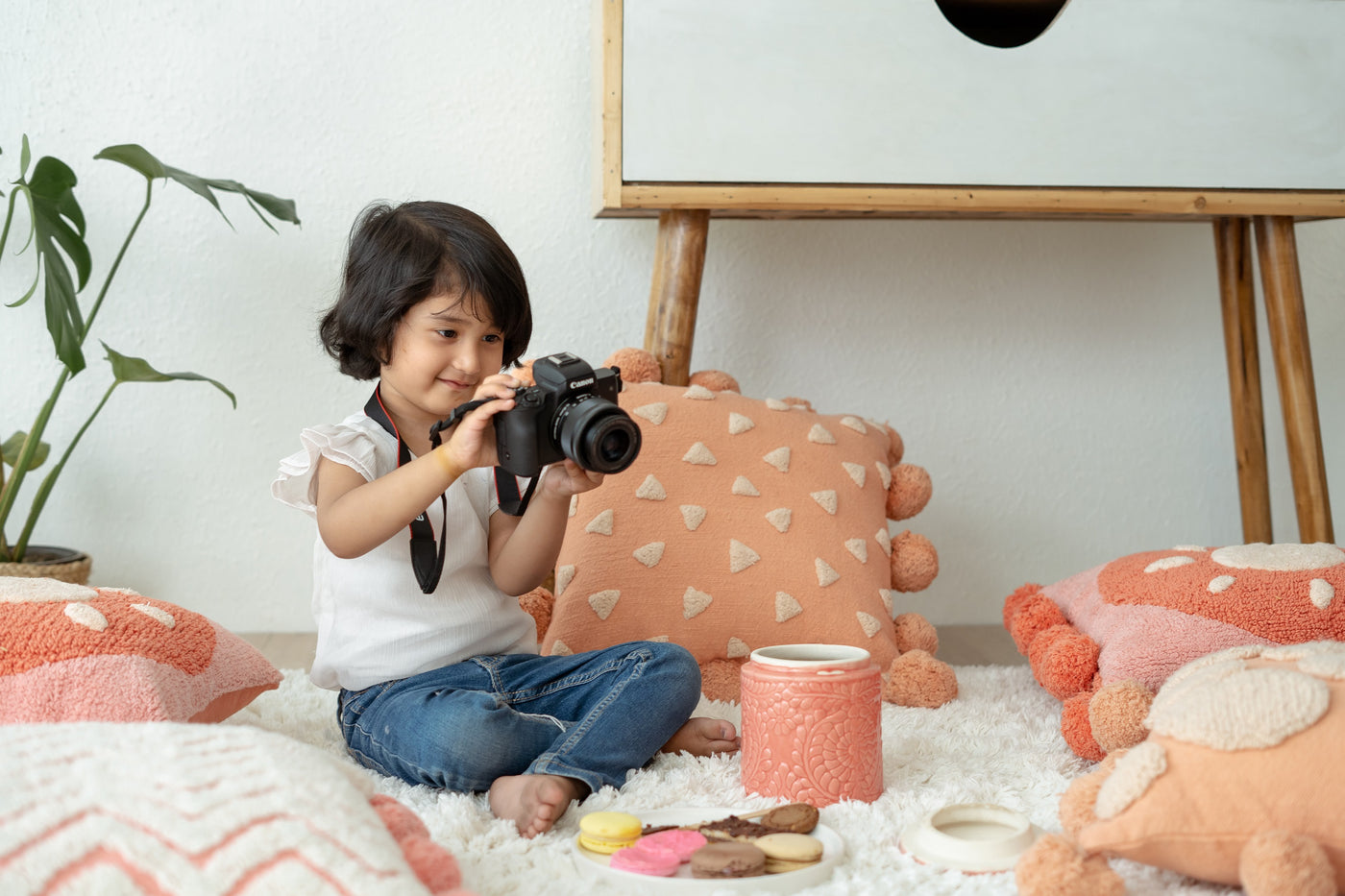 Grapefruit Organic & Washable Cushion Cover